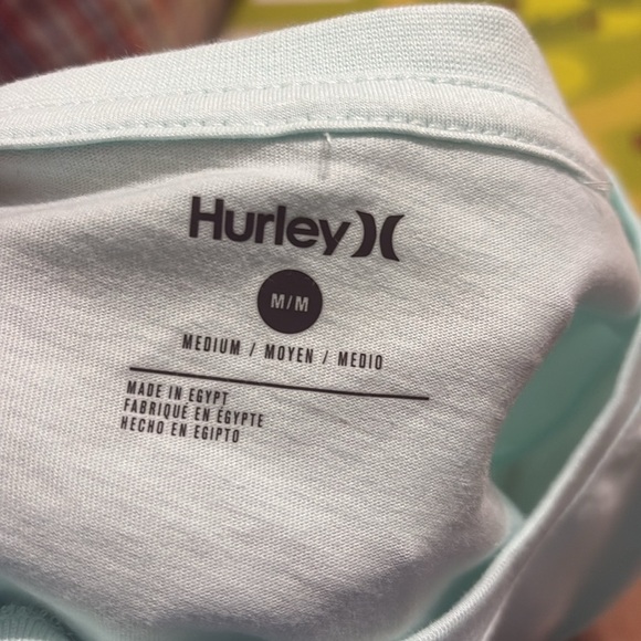 Hurley Men's Light Blue T-Shirt - Picture 5 of 5